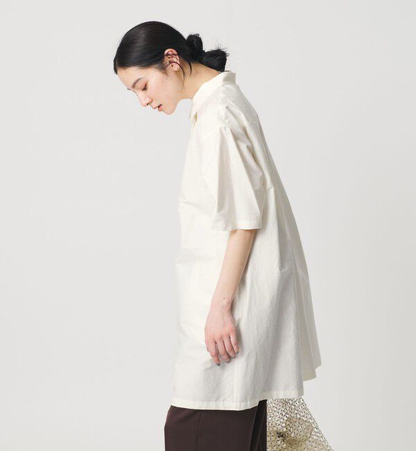 BEAUTY&YOUTH UNITED ARROWS「コットンナイロン ミニ シャツワンピース」|ワンピース|