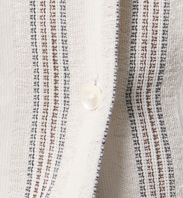 ATTISESSION「＜ATTISESSION＞コットン ギャザー 6分袖 シャツ」|シャツ・ブラウス|