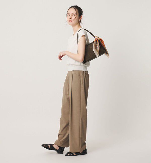 BEAUTY&YOUTH UNITED ARROWS「ポリエステルブレンド バックゴム ワイドパンツ ウォッシャブル」|その他|