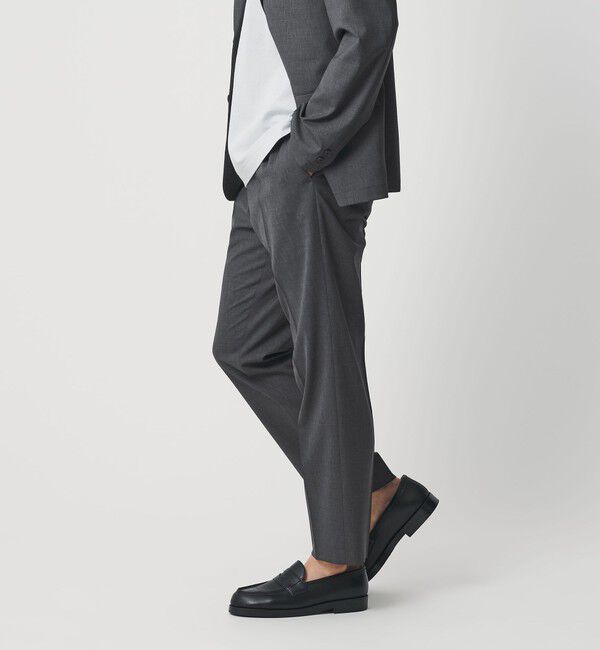 BEAUTY&YOUTH UNITED ARROWS「ASTY 1プリーツ スラックス NO.5 セットアップ対応」|チノ|