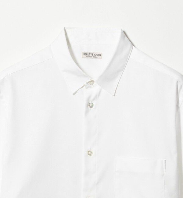 BEAUTY&YOUTH UNITED ARROWS「クリア オックスフォード デオドラント レギュラー 半袖シャツ SLIM型 抗菌防臭」|シャツ・ブラウス|