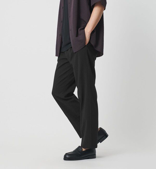 BEAUTY&YOUTH UNITED ARROWS「ソアロン 1プリーツ テーパード イージー パンツ NO.5」|チノ|