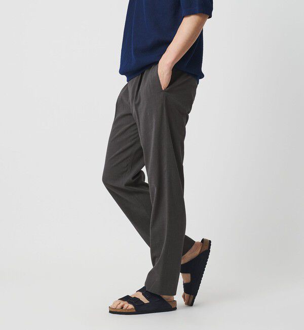 BEAUTY&YOUTH UNITED ARROWS「ソアロン 1プリーツ テーパード イージー パンツ NO.5」|チノ|