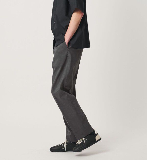 BEAUTY&YOUTH UNITED ARROWS「タンブル リネン スラックス NO.9」|チノ|DK.GRAY