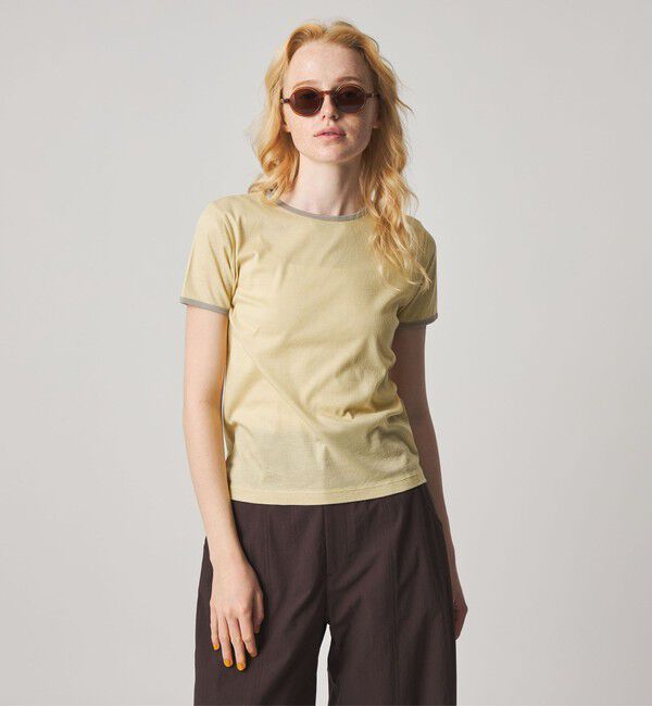 STEVEN ALAN「＜Steven Alan＞リンガー Tシャツ」|Tシャツ・カットソー|YELLOW