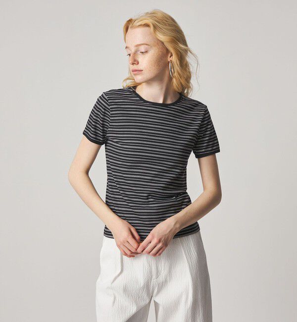 STEVEN ALAN「＜Steven Alan＞リンガー Tシャツ」|Tシャツ・カットソー|NAVY