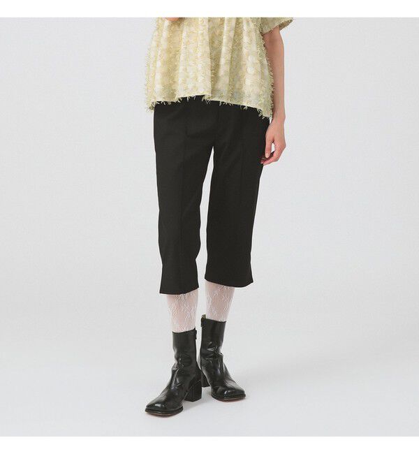 Ray BEAMS 「ストレッチ カプリ パンツ」|チノ|