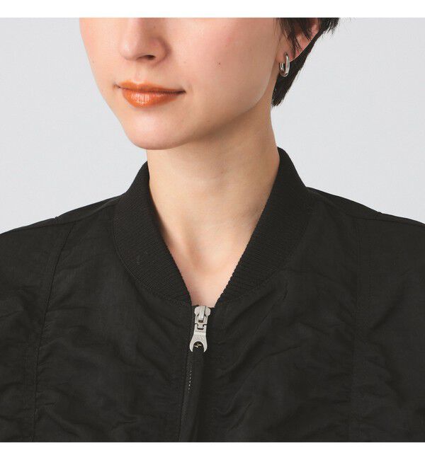 Ray BEAMS 「シャーリング MA-1 ブルゾン」|ブルゾン・スタジャン|