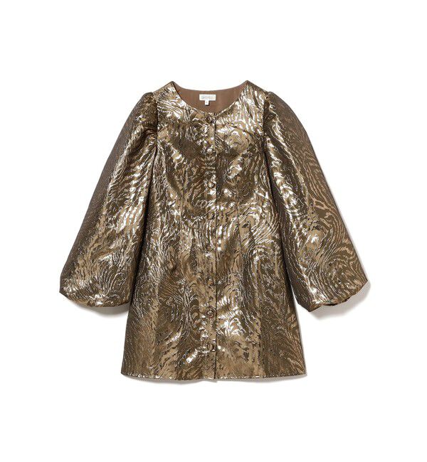 Ray BEAMS 「GHOSPELL / Jouri Metallic Mini Dress」|ワンピース|