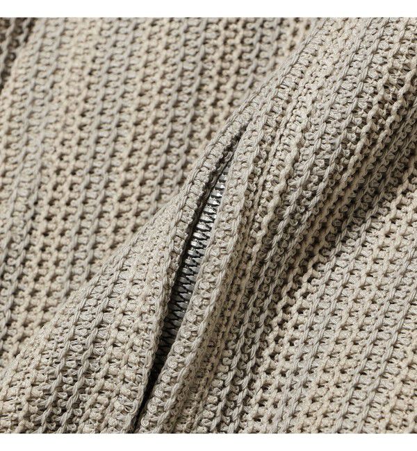 BEAMS「メッシュ ジップアップ フーディ【リラックスフィット】」|スウェット・ジャージ|