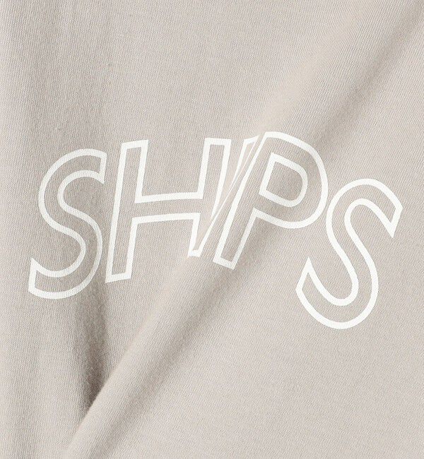 SHIPS for women「《一部追加予約》【WEB限定】 SHIPS ラウンド プリント ロゴ TEE」|Tシャツ・カットソー|