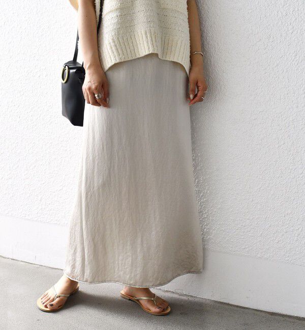 SHIPS for women「アセテート サテン スカート」|スカート|