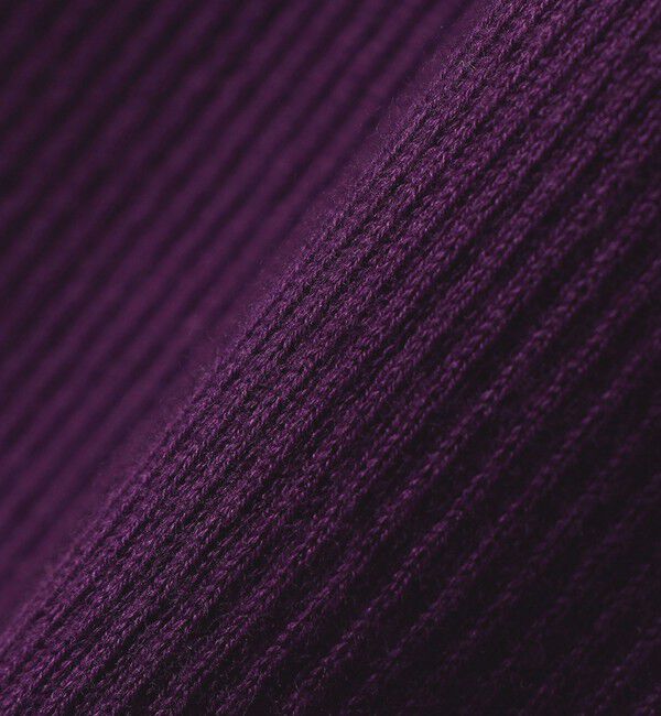 quaranciel「quaranciel:〈手洗い可能〉コットン タートルネック リブ ニット」|ニット・セーター|