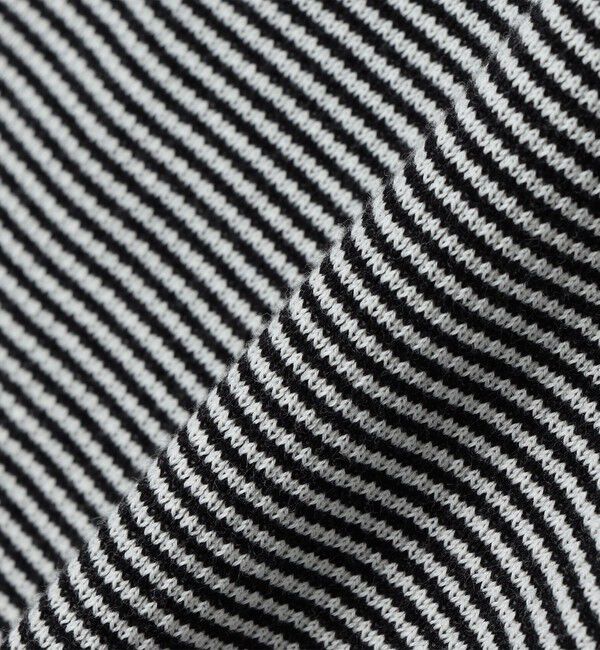 quaranciel「quaranciel:〈手洗い可能〉コットン タートルネック リブ ニット」|ニット・セーター|