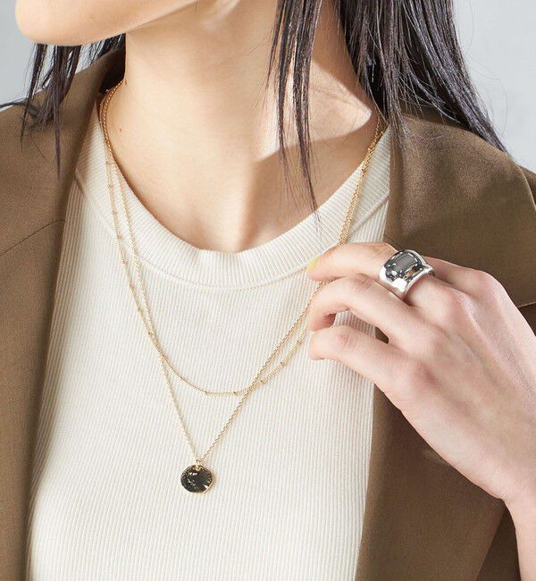 SHIPS for women「レイヤード コイン ネックレス」|ネックレス|