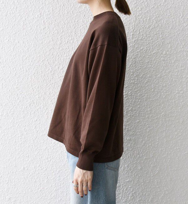 SHIPS any「SHIPS any:〈手洗い可能〉スウェットライク ニット プルオーバー」|ニット・セーター|