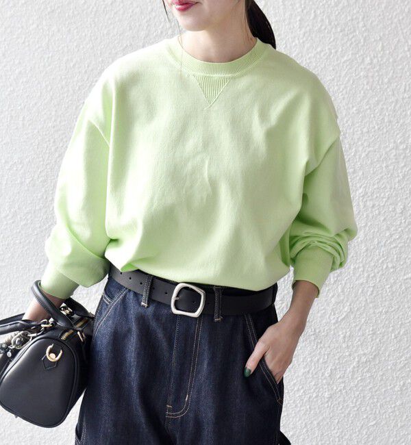 SHIPS any「SHIPS any:〈手洗い可能〉スウェットライク ニット プルオーバー」|ニット・セーター|