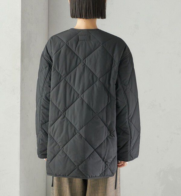 SHIPS for women「〈手洗い可能〉キルティング サイドジップ ブルゾン」|ブルゾン・スタジャン|