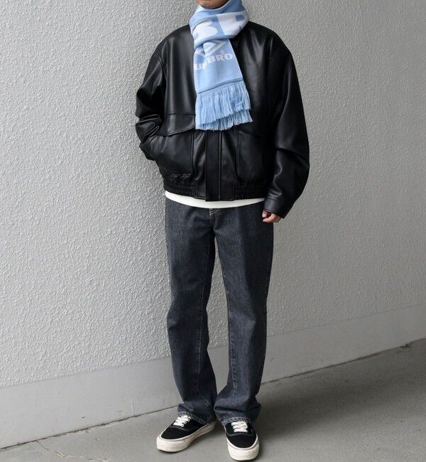 SHIPS any「【SHIPS any別注】UMBRO: エンブレム サッカー マフラー◇」|マフラー|