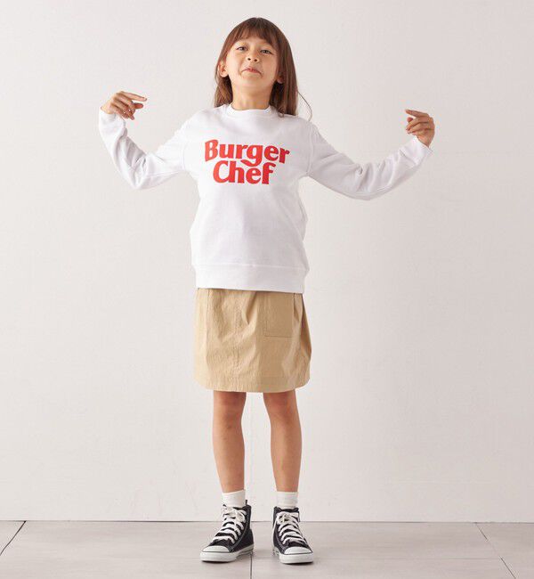 SHIPS any「【SHIPS any別注】Burger Chef: ロゴ プリント スウェット<KIDS>」|スウェット・ジャージ|