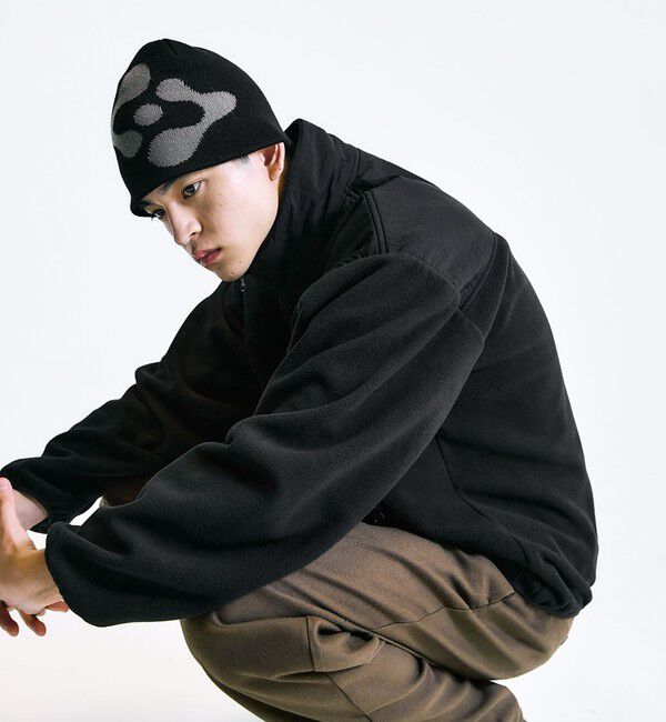 SHIPS「City Ambient Products:〈手洗い可能〉ロゴ ビーニー ニット帽」|ニット帽|