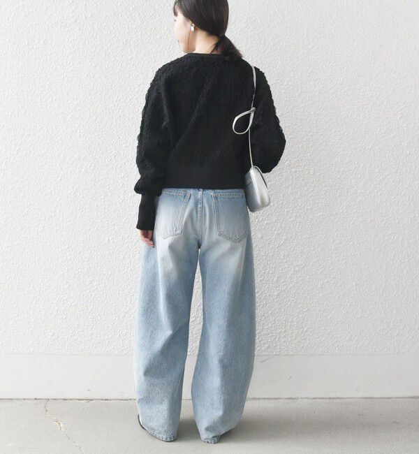 SHIPS any「SHIPS any:〈手洗い可能〉ジャカード バンピー コンパクト カーディガン」|カーディガン|