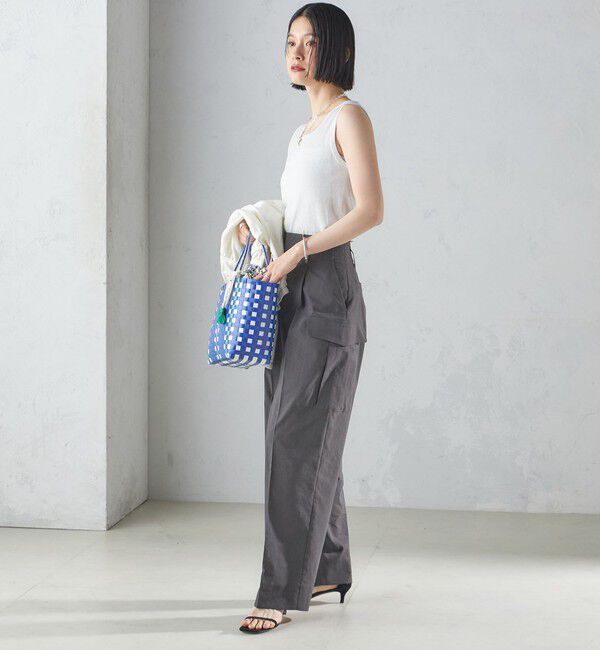 SHIPS for women「〈洗濯機可能〉2WAY ラメ タンクトップ」|タンクトップ|