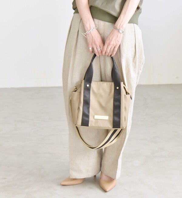 quaranciel「《一部追加予約》quaranciel: 2way 8ポケット ライン ショルダー バッグ」|ショルダー・メッセンジャー|