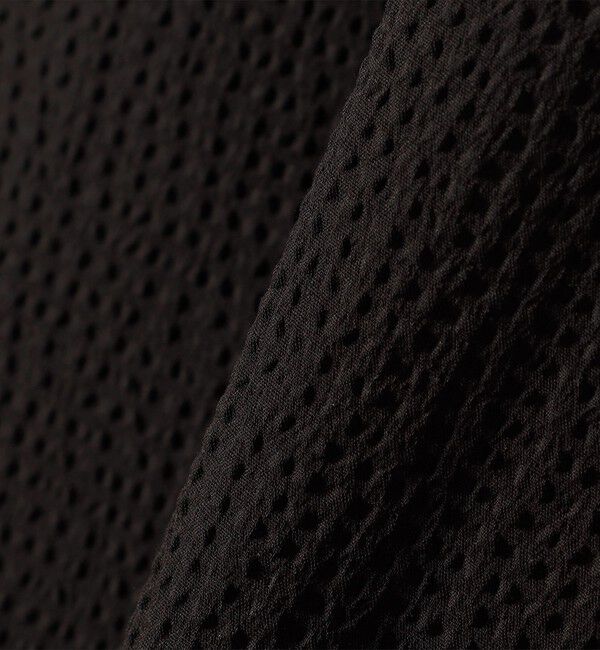 SHIPS any「SHIPS any:〈洗濯機可能〉ミニサッカー ドロスト リボン ボートネック ブラウス」|シャツ・ブラウス|