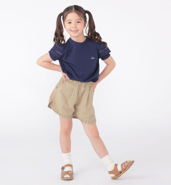 SHIPS KIDS「SHIPS KIDS:100～130cm /〈吸水速乾〉フリル ショート パンツ」|その他|