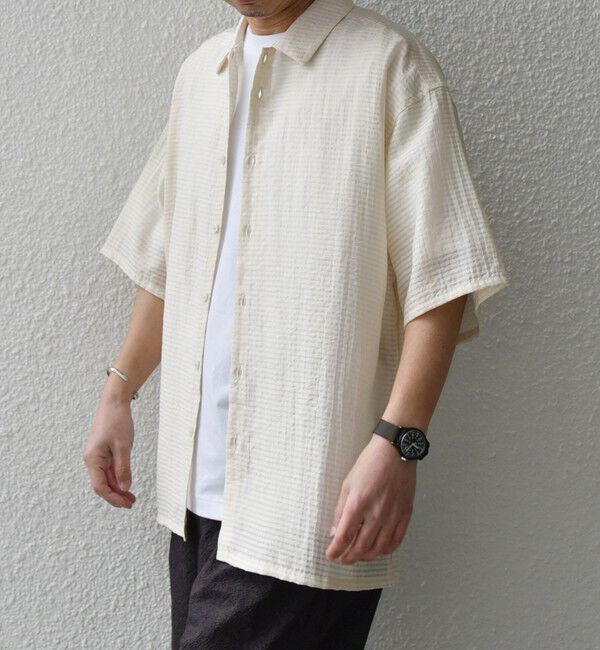 SHIPS any「SHIPS any:〈洗濯機可能〉ミニ チェック レギュラーカラー シアー シャツ◇」|シャツ・ブラウス|