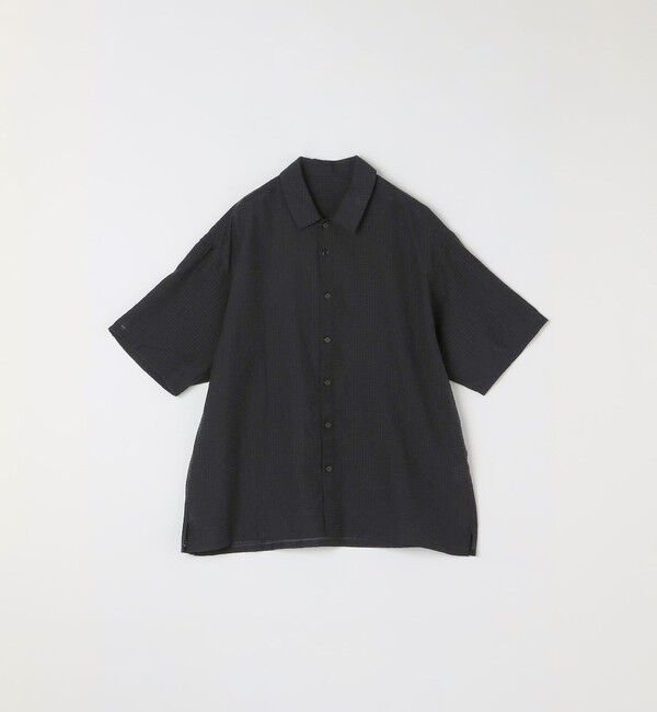 SHIPS any「SHIPS any:〈洗濯機可能〉ミニ チェック レギュラーカラー シアー シャツ◇」|シャツ・ブラウス|