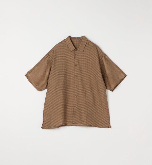 SHIPS any「SHIPS any:〈洗濯機可能〉ミニ チェック レギュラーカラー シアー シャツ◇」|シャツ・ブラウス|