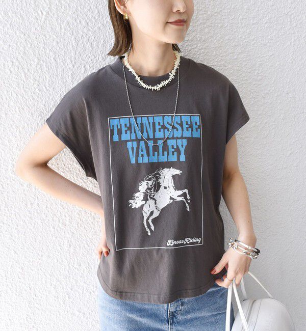 SHIPS for women「【SHIPS別注】TENNESSEE:フレンチ スリーブ プルオーバー」|タンクトップ|