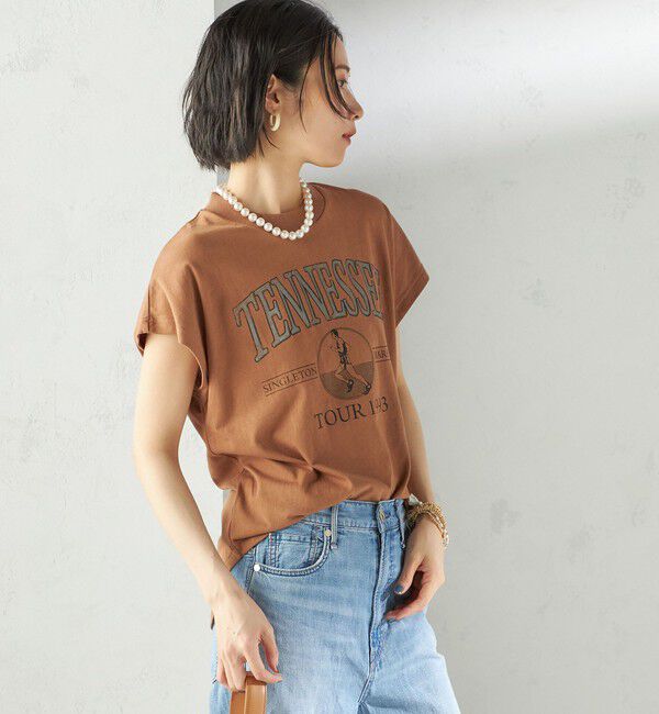 SHIPS for women「【SHIPS別注】TENNESSEE:フレンチ スリーブ プルオーバー」|タンクトップ|