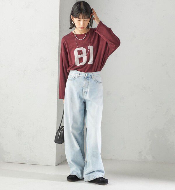 SHIPS for women「【SHIPS別注】81BRANCA:ナンバリング TEE」|Tシャツ・カットソー|