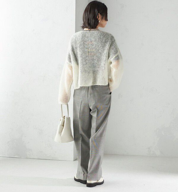 SHIPS for women「〈手洗い可能〉ウォッシャブル ウール タック パンツ」|その他|