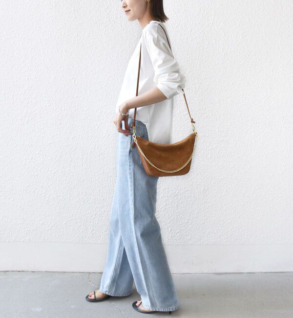 SHIPS for women「コットン 天竺 ラウンド ヘム 袖 リブ カットソー」|Tシャツ・カットソー|