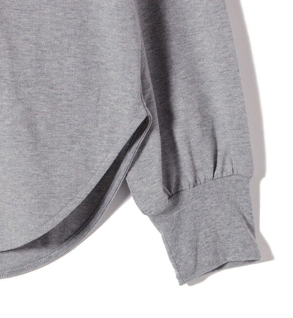 SHIPS for women「コットン 天竺 ラウンド ヘム 袖 リブ カットソー」|Tシャツ・カットソー|