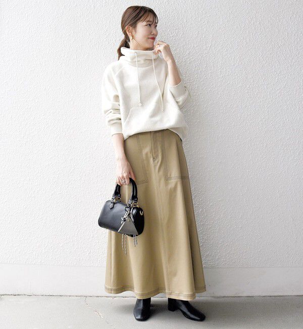 SHIPS any「SHIPS any:〈洗濯機可能〉フリース ライク ハイネック プルオーバー」|Tシャツ・カットソー|