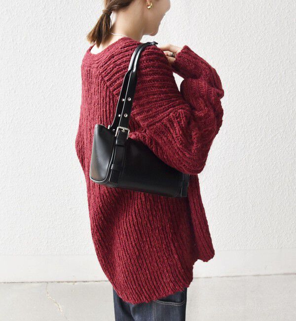 SHIPS any「SHIPS any:〈手洗い可能〉ロービング ルーズ Vネック ニット カーディガン」|カーディガン|