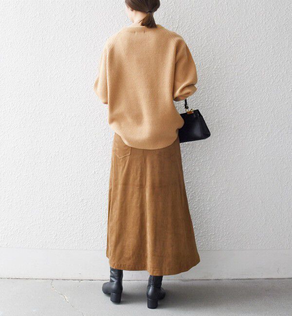 SHIPS any「SHIPS any:〈手洗い可能〉AQUA カシミヤ ミックス ハイネック ニット」|ニット・セーター|