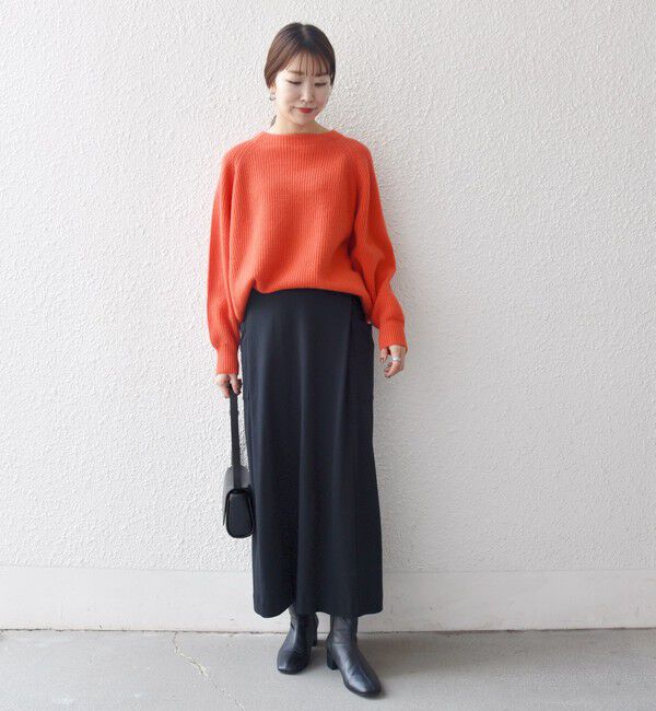 SHIPS any「SHIPS any:〈手洗い可能〉AQUA カシミヤ ミックス ハイネック ニット」|ニット・セーター|