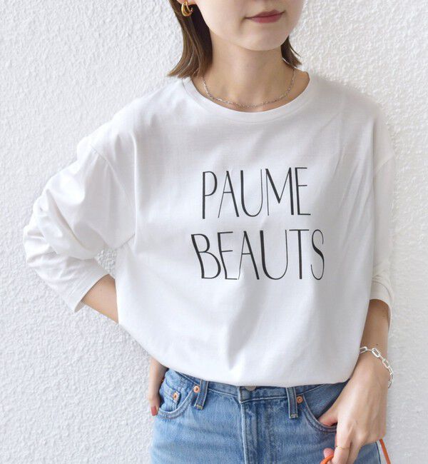 SHIPS for women「プリント ロゴ ロング スリーブ TEE」|Tシャツ・カットソー|