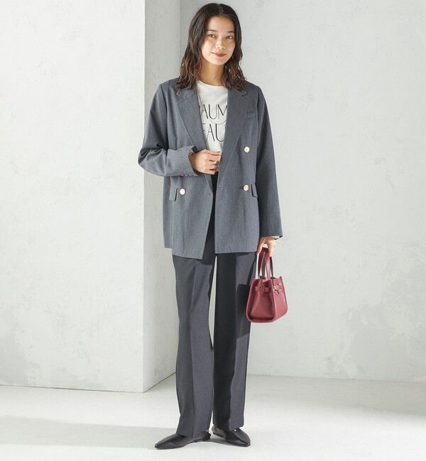 SHIPS for women「プリント ロゴ ロング スリーブ TEE」|Tシャツ・カットソー|