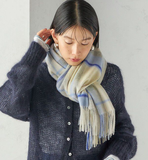 SHIPS for women「ウール カシミヤ ウォッシャブル ストール」|ストール|