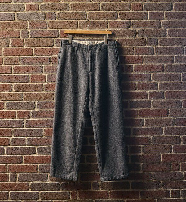 SHIPS「SHIPS: AUTHENTIC ウール チノ パンツ」|チノ|ダークグレー