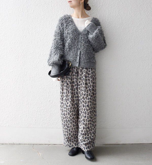 SHIPS any「SHIPS any: ループ ニット Vネック ショート カーディガン」|カーディガン|