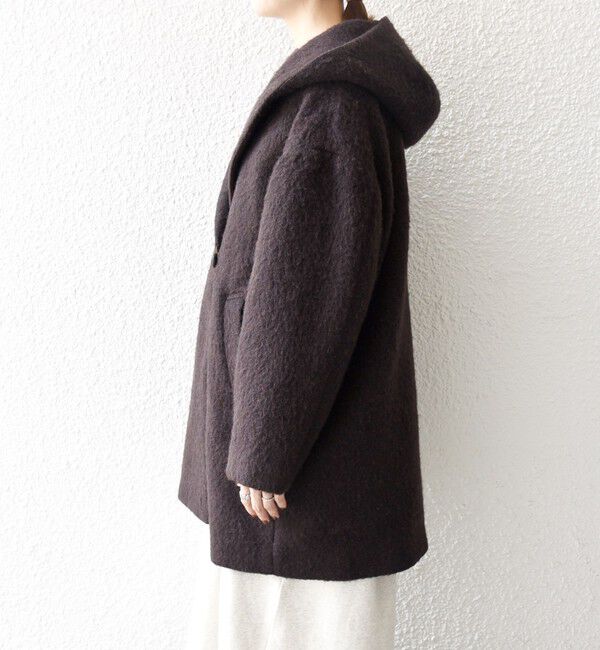 SHIPS any「SHIPS any: シャギー フーディー ガウン コート」|その他|