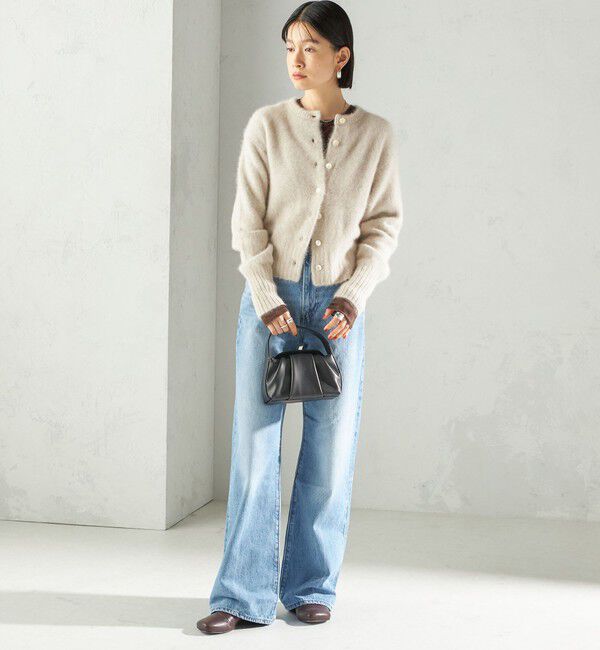 SHIPS for women「〈手洗い可能〉フォックス クルーネック ニット カーディガン」|カーディガン|